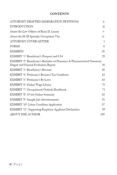 Rocket Immigration Petitions Immigration Visa Attorney Drafted H-1B Specialty Occupation Work Visa for College Graduates